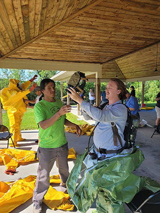 Hazardous waste worker training for the St. Regis Mohawk Tribe