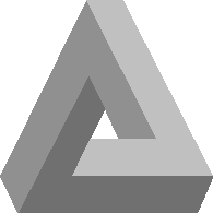 impossible triangle illusion