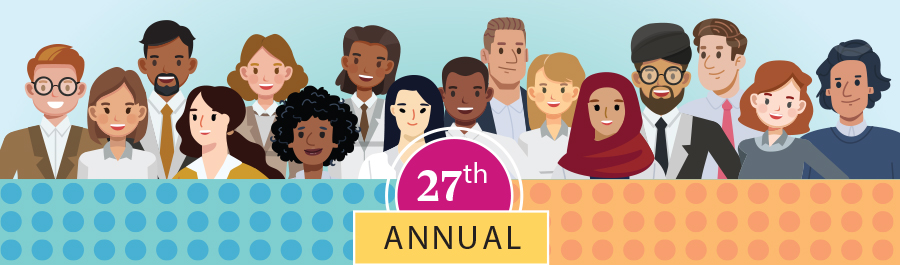 illustrations of people of different races