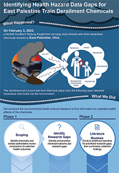 Identifying Health Hazard Data Gaps for East Palestine Train Derailment Chemicals report cover