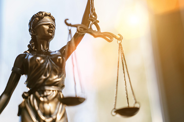 Justitia - Lady of Justice statue