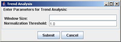 Enter normalization threshold value