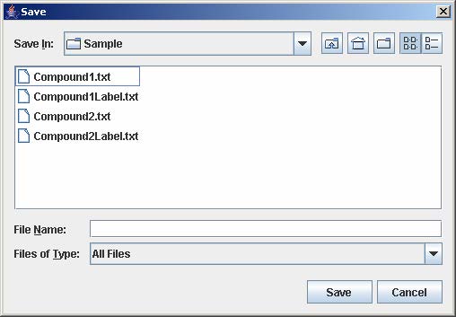 Enter filename in the text filed and click save
