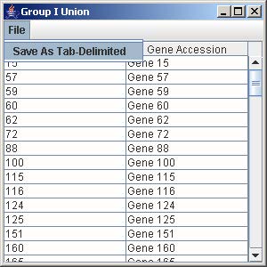Select save as Tab-Delimited