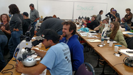 A group of people at the workshop