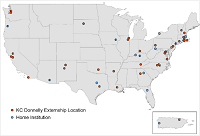 Map of KC Donnelly Locations