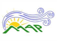 MAP acronym with a sun and wind