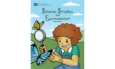 Sharon Studies the Environment coloring book cover