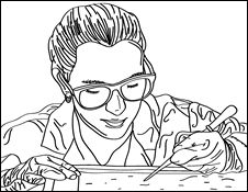A Biologist Works in the Lab