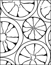 Citrus Fruits Thumb - Citrus Fruits Coloring Image