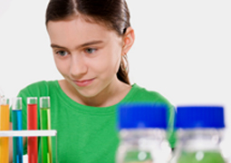 A Young Scientist Girl