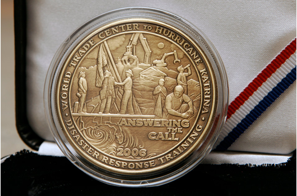 Answering the Call medallion