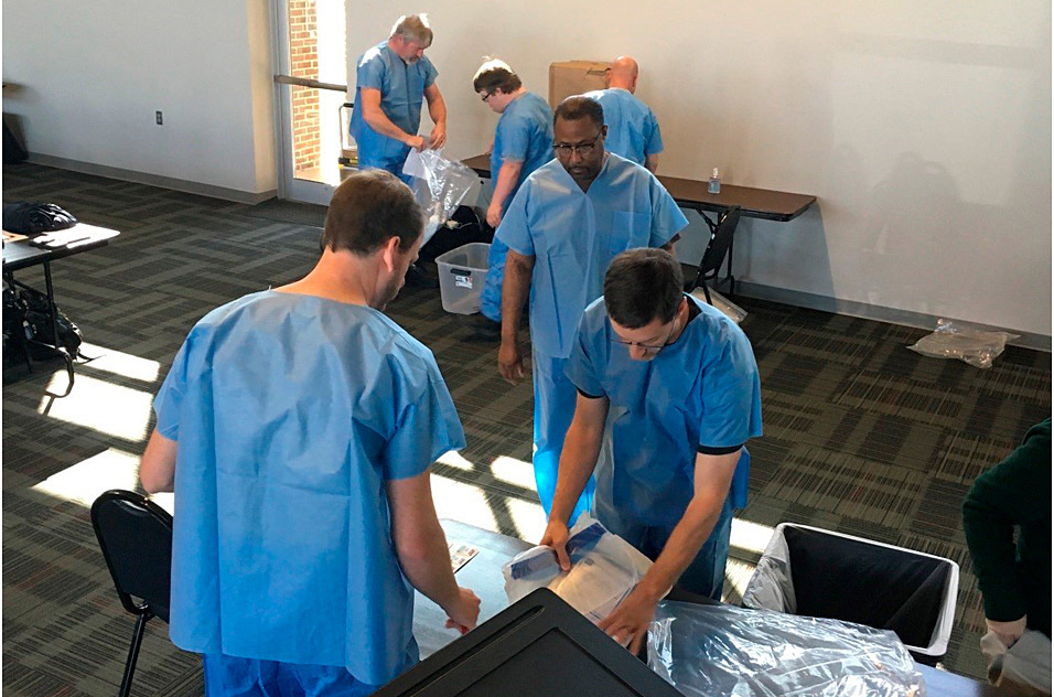 people prepare for mass casualty event