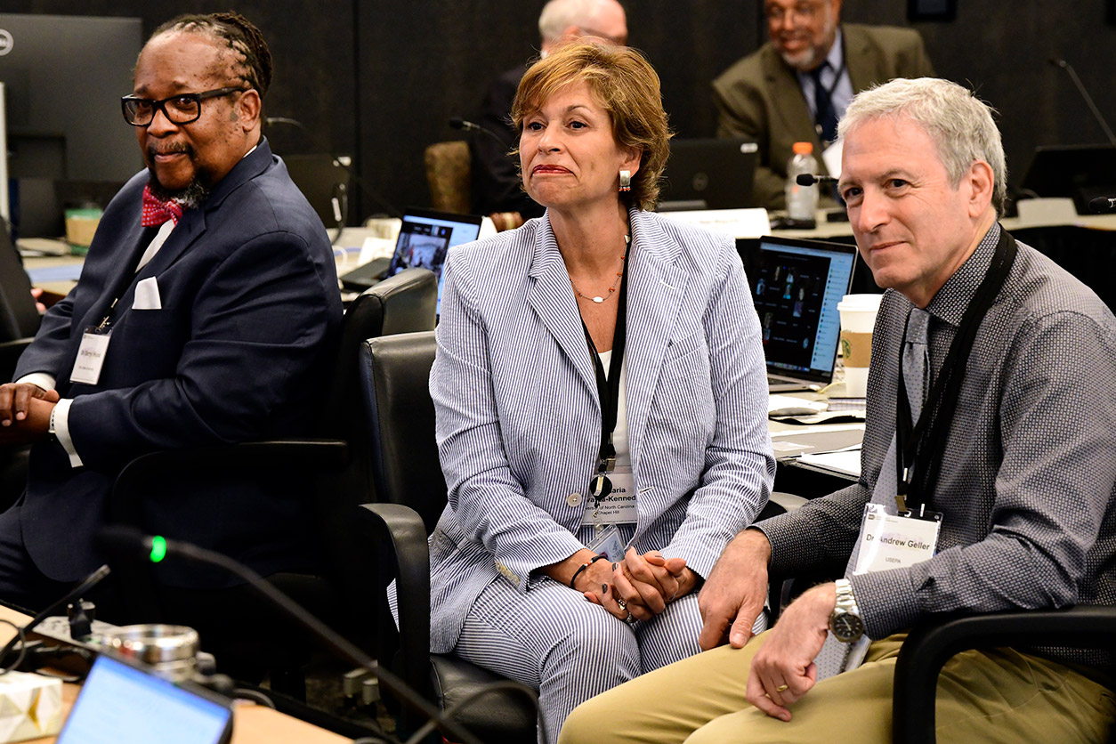 Council members engaged with senior leadership