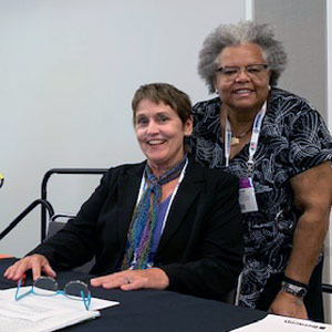 Suzi Ruhl, J.D., and Sharon Beard