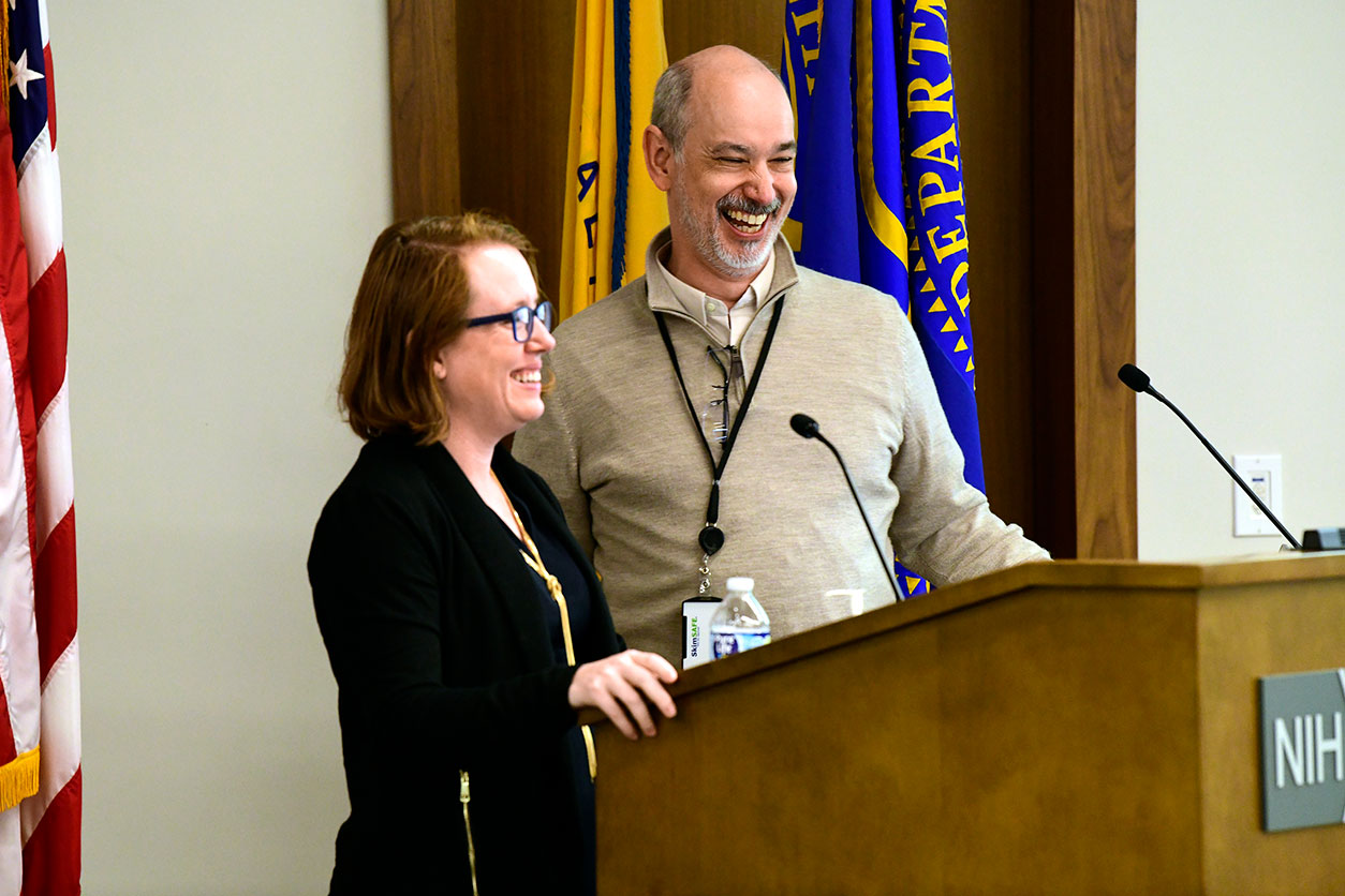 Ashley Vargas, Ph.D., and David Balshaw, Ph.D.