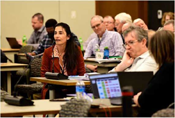Grant recipients came ready to learn, discuss, and work together across disciplines. (Photo courtesy of Steve McCaw / NIEHS)