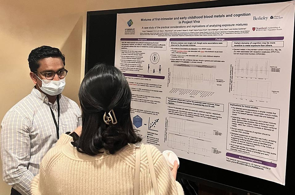 Ruwan Thilakaratne presented his research describing the effect of prenatal exposure to metals on neurodevelopment