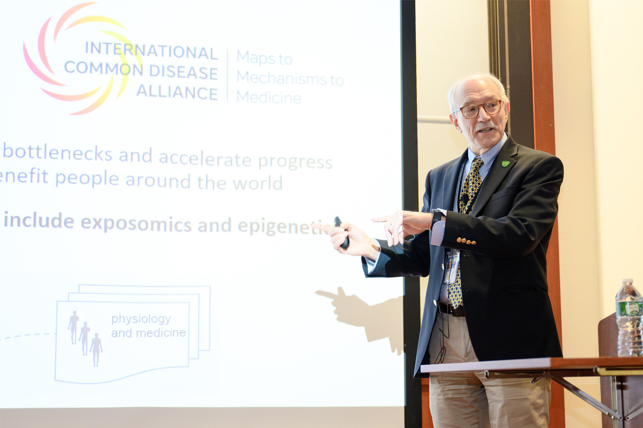 Rick Woychik, Ph.D. speaking at event