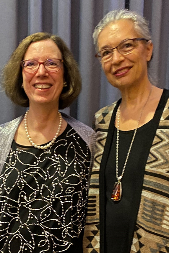 Lisa Rider, M.D., left, and Raphaela Goldbach-Mansky, M.D.