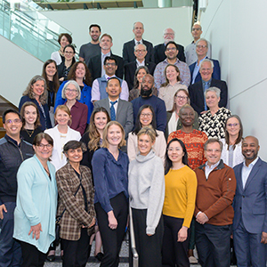 Representatives from across the NIH who make up the Climate Change and Health Working Group gathered at the NIH Campus in April with the 2024 class of NIH Climate and Health Scholars
