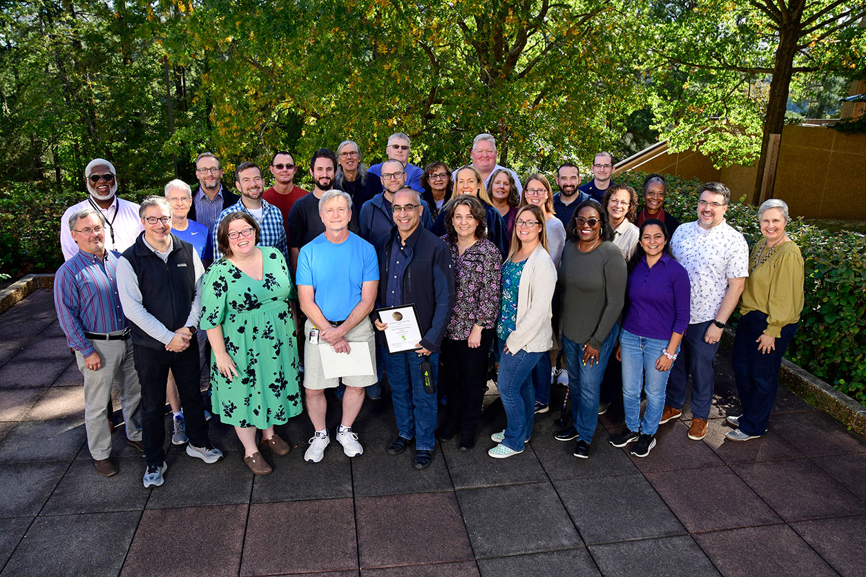 Awardees group outside NIEHS