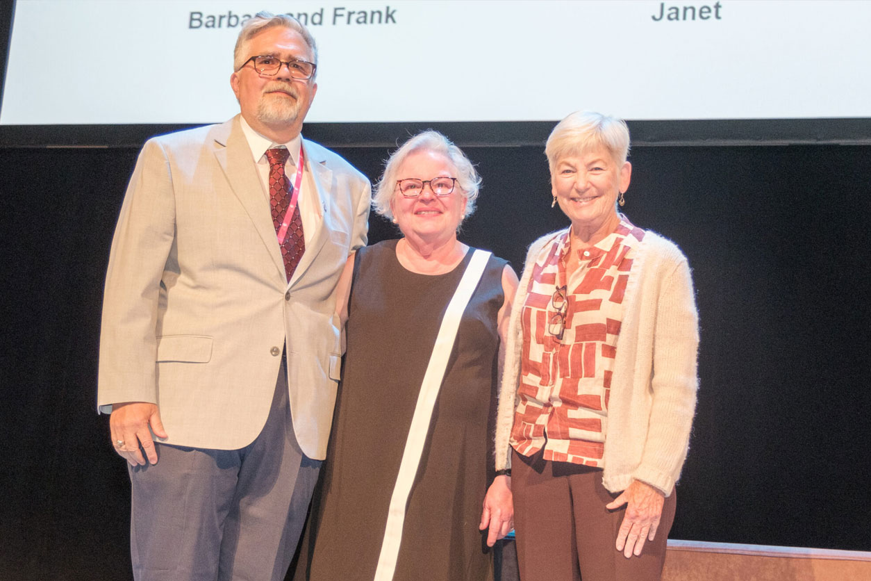 DeMayo and spouse with Blanche Capel