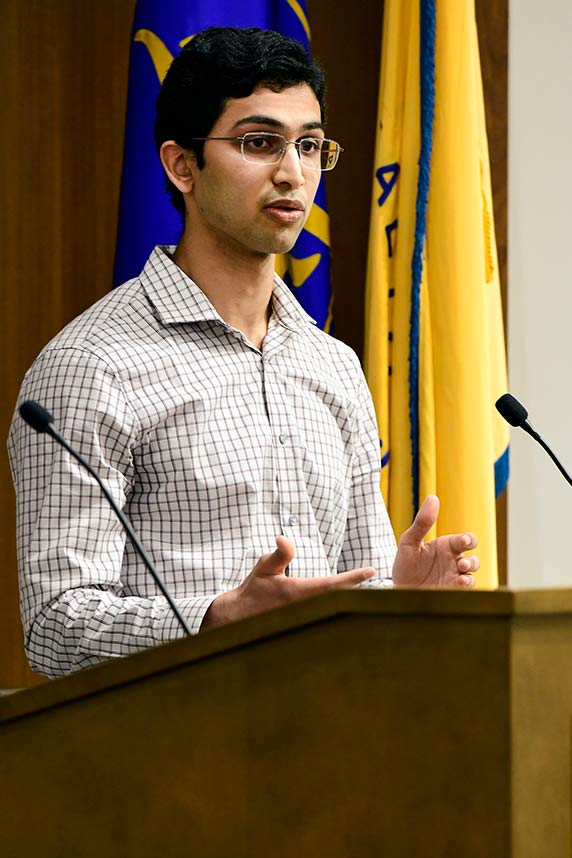 Aman Kapoor, a fellow in the Epigenetics and RNA Biology Laboratory