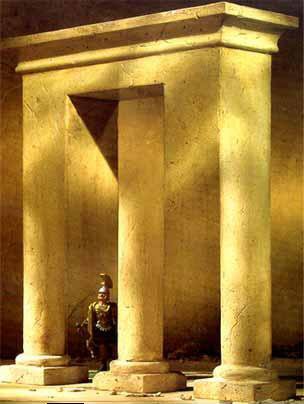 a disappearing column
