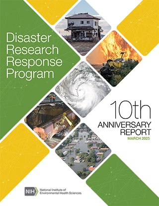 Disaster Research Response Program 10th Anniversary Report cover