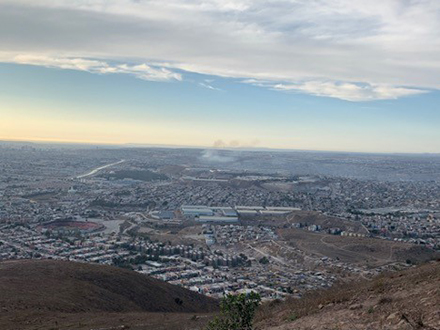 arial view of Cerro Colorado