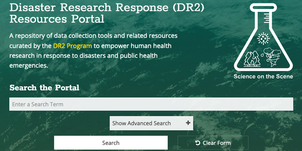 screenshot of the new DR2 Portal