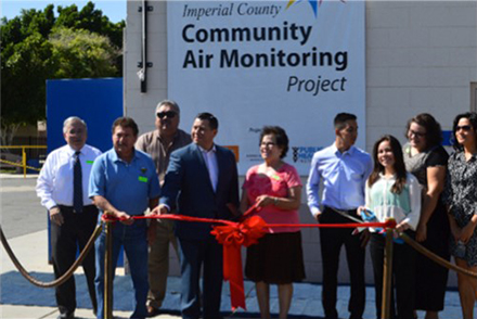 Community Air Monitoring Project ribbon cutting ceremony