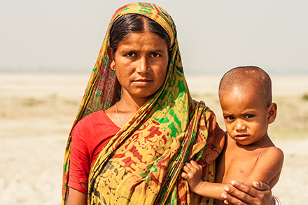 Bangladesh mother and child