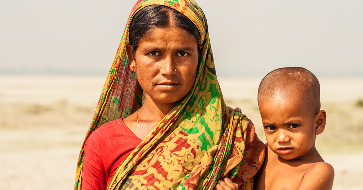 Bangladesh mother and child