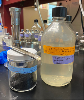 Carbon-based sorbents in the lab