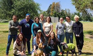 Herting and team of graduate students and postdocs