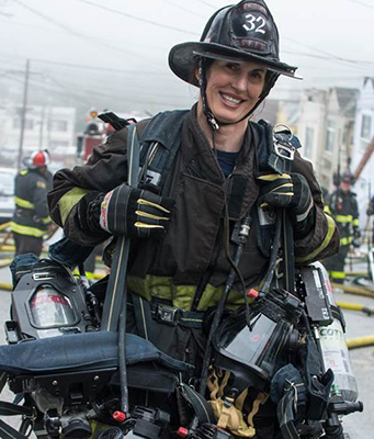 woman firefighter