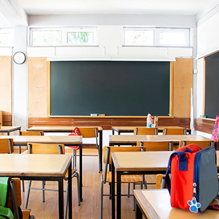 empty schoolroom