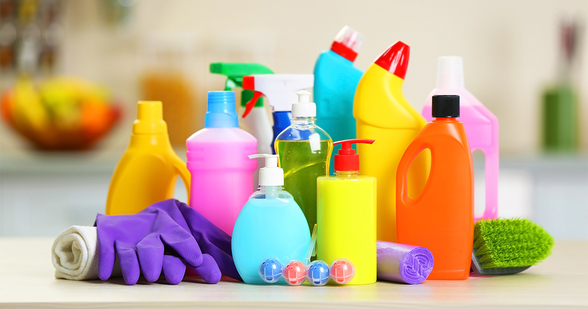 cleaning products without labels 
