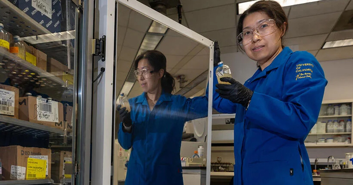 Female scientist in lab