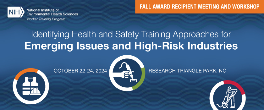 Banner for the WTP Fall 2024 Award Recipient Meeting and Workshop