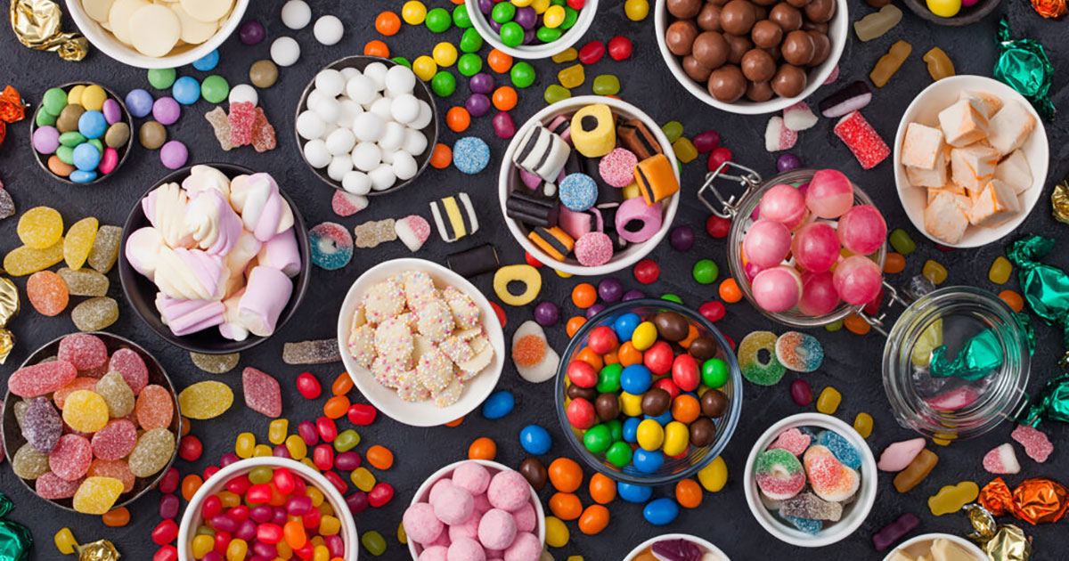 various candy