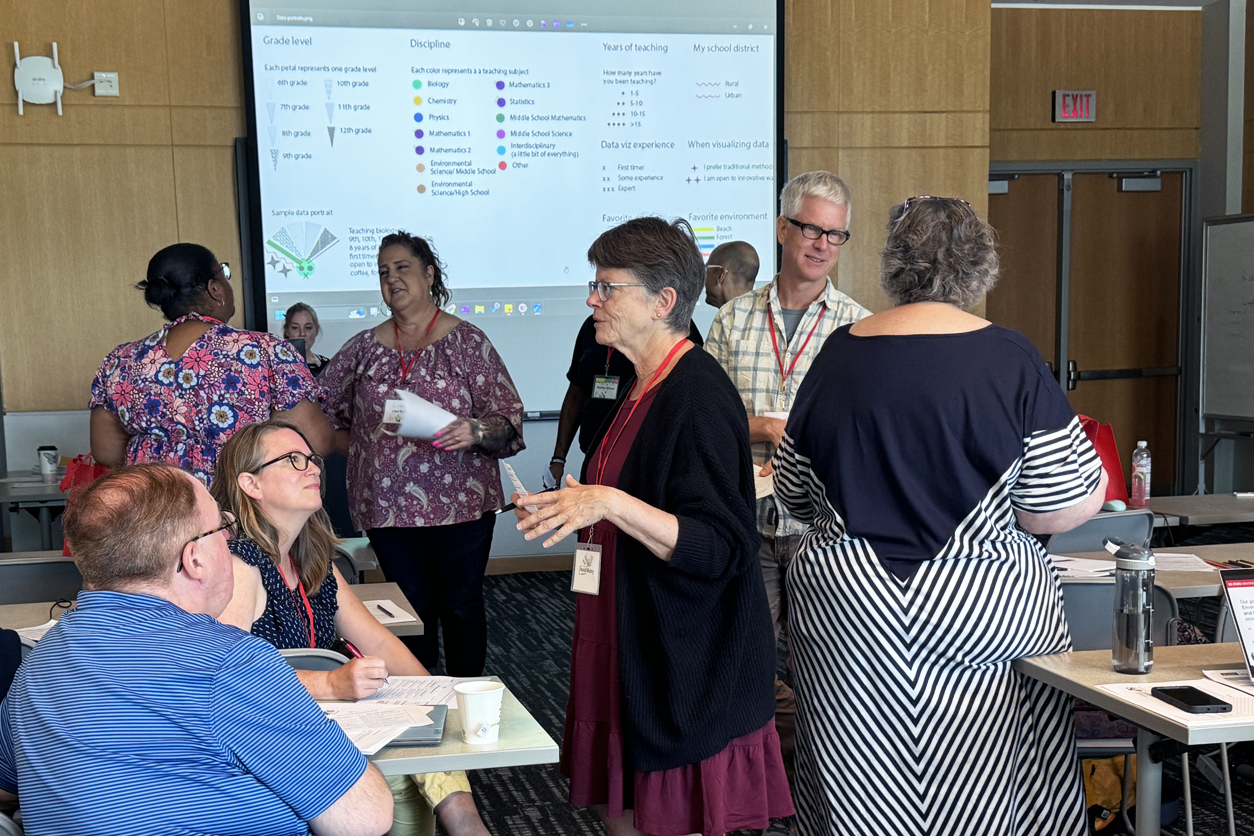 teachers at a workshop