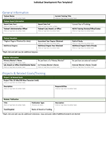 2025 IDP template