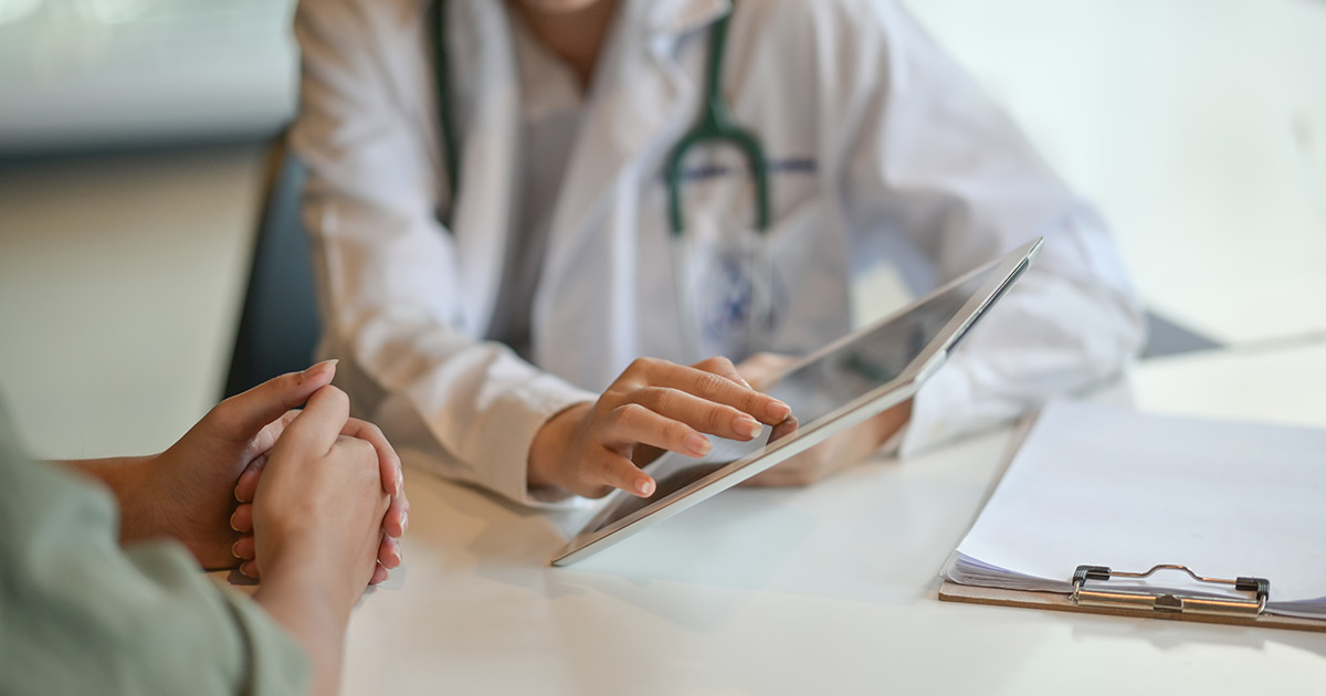 patient and doctor
