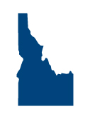 silhouette of Idaho