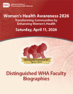 WHA Distinguished Faculty Biographies