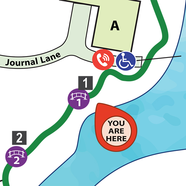 You are here on Discovery Lake Trail