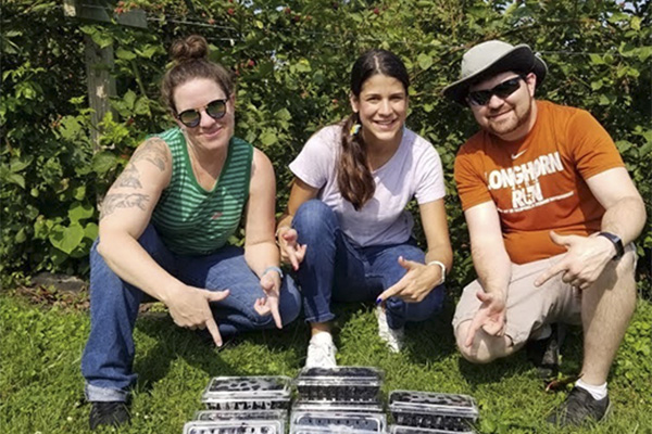 Molly Frazar, Ph.D., Victoria Klaus, and Kevin Baldridge, Ph.D.